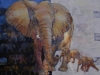Loxodonta. Afrikanske Elefanter 60x80x4